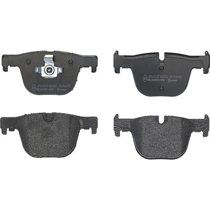 P 06 072 Brembo Prime Bremsbelagsatz Hinterachse – P 06 072 – 124/123 x 57 x 18 mm – Bremssystem Teves – OE Nummer 2468437 P 06 072 Brembo Prime Bremsbelagsatz Hinterachse – P 06 072 – 124/123 x 57 x 18 mm – Bremssystem Teves – OE Nummer 2468437