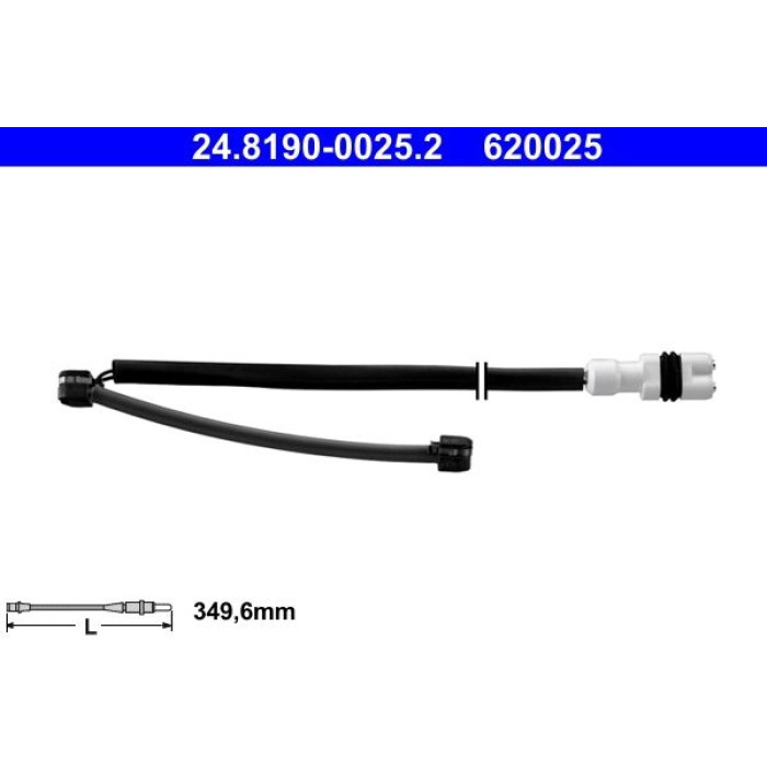 ATE Bremsbelagverschleißsensor 24.8190-0025.2 ATE Bremsbelagverschleißsensor 24.8190-0025.2