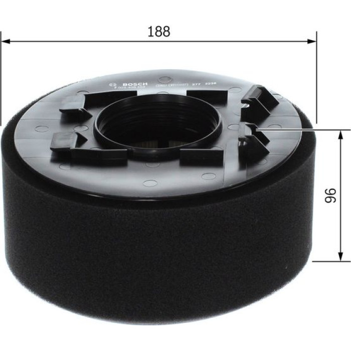 Bosch Luftfilter F 026 400 462 Bosch Luftfilter F 026 400 462