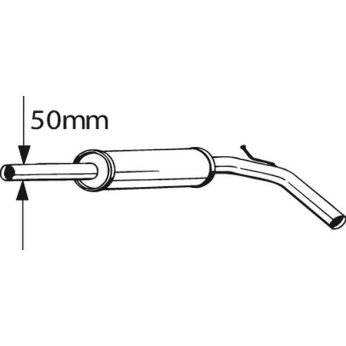 Bosal Schalldämpfer 233-395 Bosal Schalldämpfer 233-395