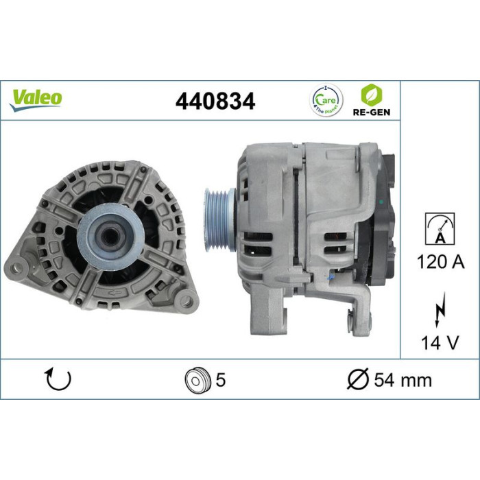 Valeo Lichtmaschine 440834 Valeo Lichtmaschine 440834
