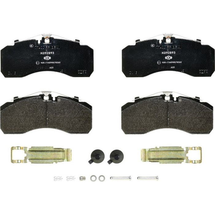 BREMBO Bremsbelagsatz, Scheibenbremse P B4 801S BREMBO Bremsbelagsatz, Scheibenbremse P B4 801S