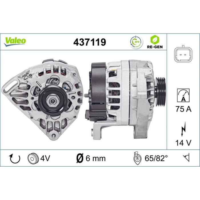 Valeo Lichtmaschine 437119 Valeo Lichtmaschine 437119