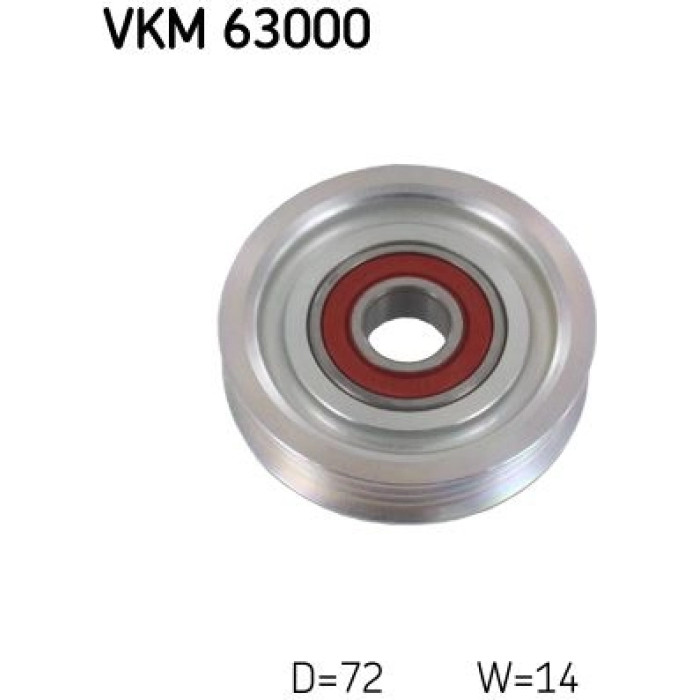 SKF Keilrippenriemen-Umlenkrolle VKM 63000 SKF Keilrippenriemen-Umlenkrolle VKM 63000