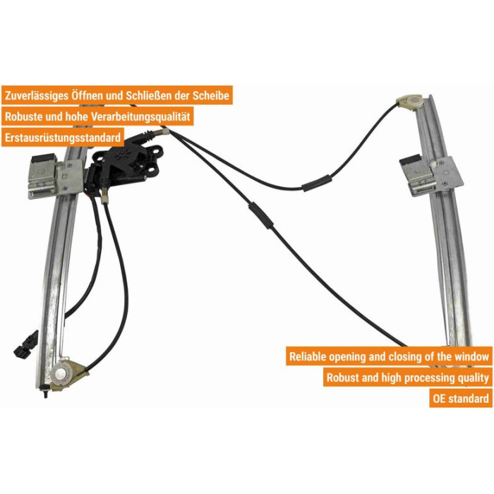 VAICO V10-2282 Fensterheber vorne links, mit Motor, elektrisch VAICO V10-2282 Fensterheber vorne links, mit Motor, elektrisch