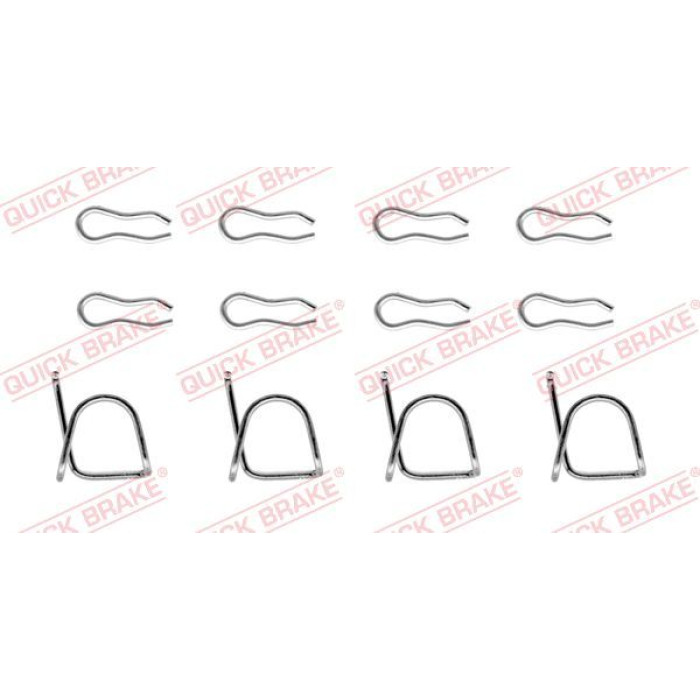 Quick Brake Montagesatz für Bremsbeläge 109-0939 Quick Brake Montagesatz für Bremsbeläge 109-0939
