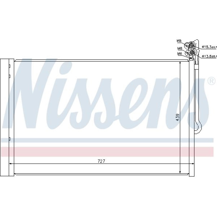 Nissens Klimakondensator PKW 940157 Nissens Klimakondensator PKW 940157