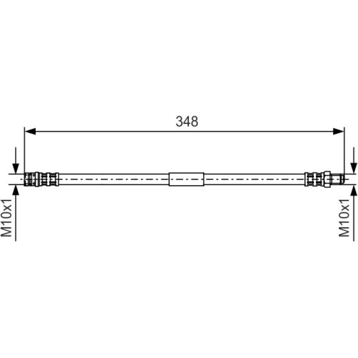 Bosch Bremsschlauch 1987476080
