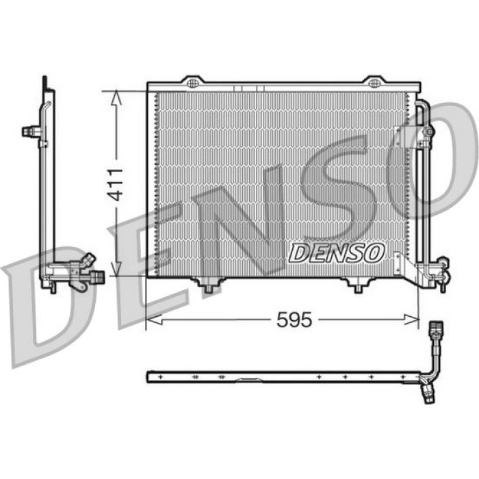 Denso Klimakondensator DCN17011 Denso Klimakondensator DCN17011