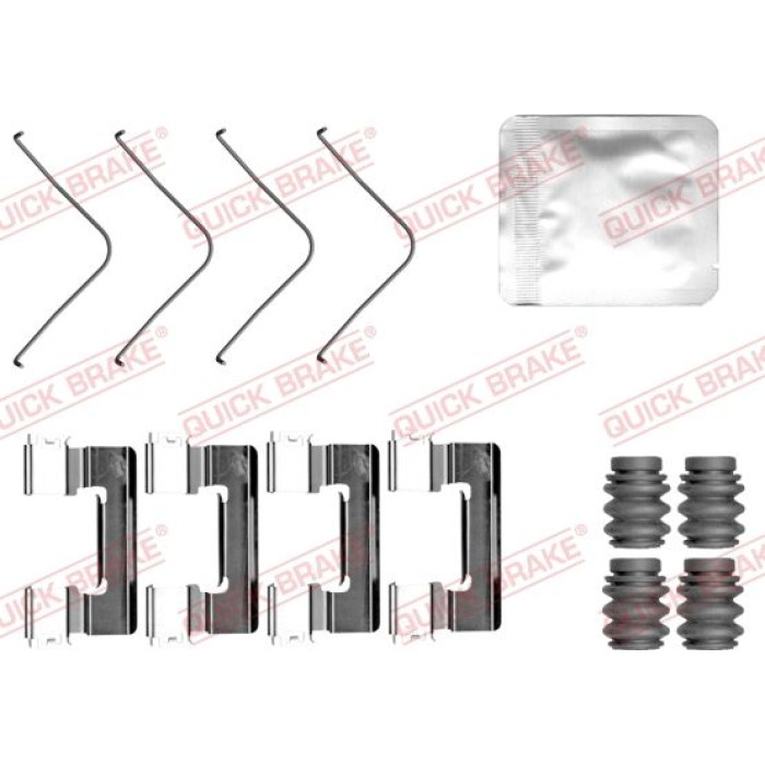 Quick Brake Zusatzsatz für Scheibenbremsbeläge 109-0163