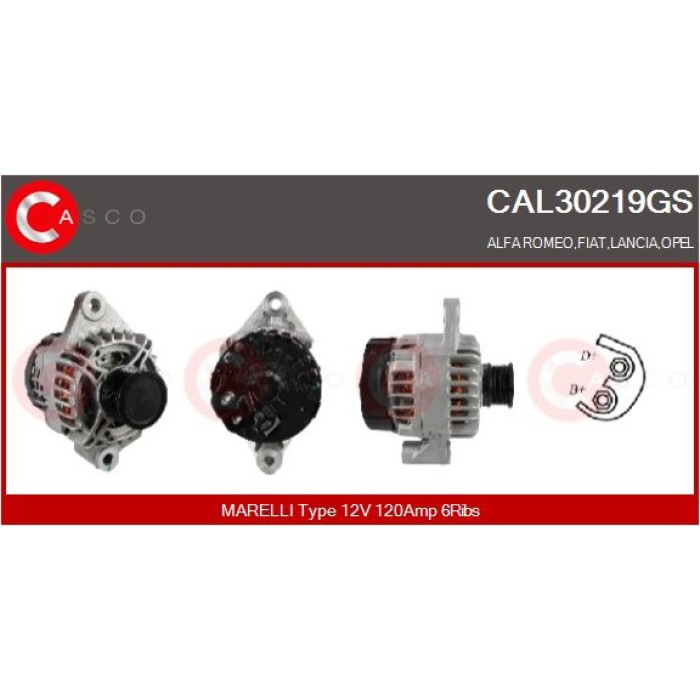 CASCO Generator CAL30219GS CASCO Generator CAL30219GS