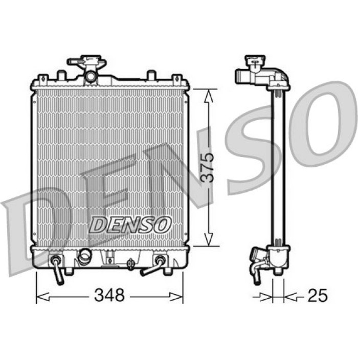 Denso Motorkühler DRM47009 Denso Motorkühler DRM47009