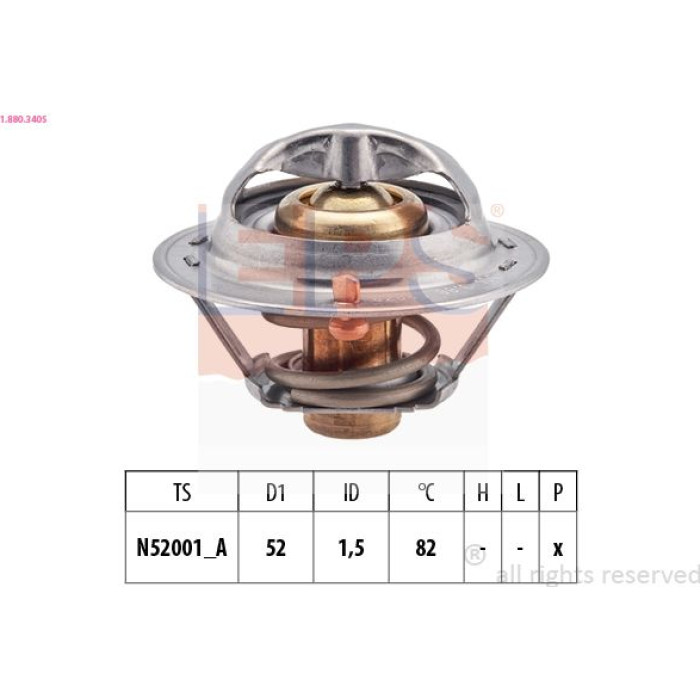 1.880.340S EPS Thermostat 1.880.340S 1.880.340S EPS Thermostat 1.880.340S