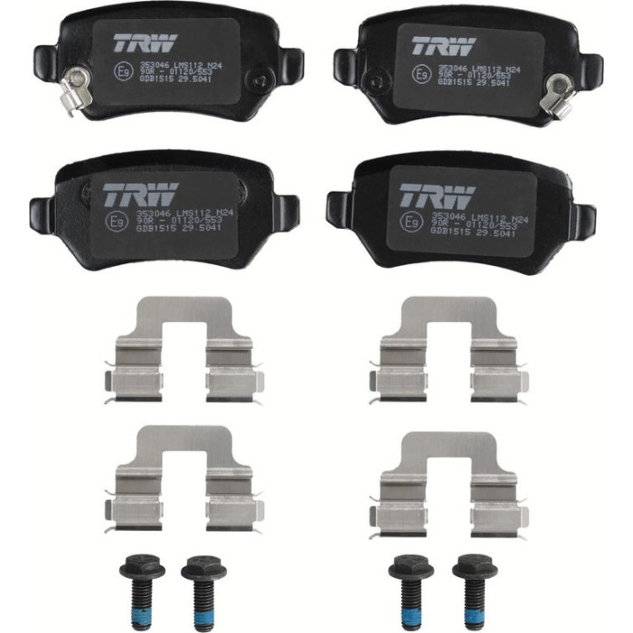 TRW Bremsbeläge Hinterachse GDB1515 TRW Bremsbeläge Hinterachse GDB1515
