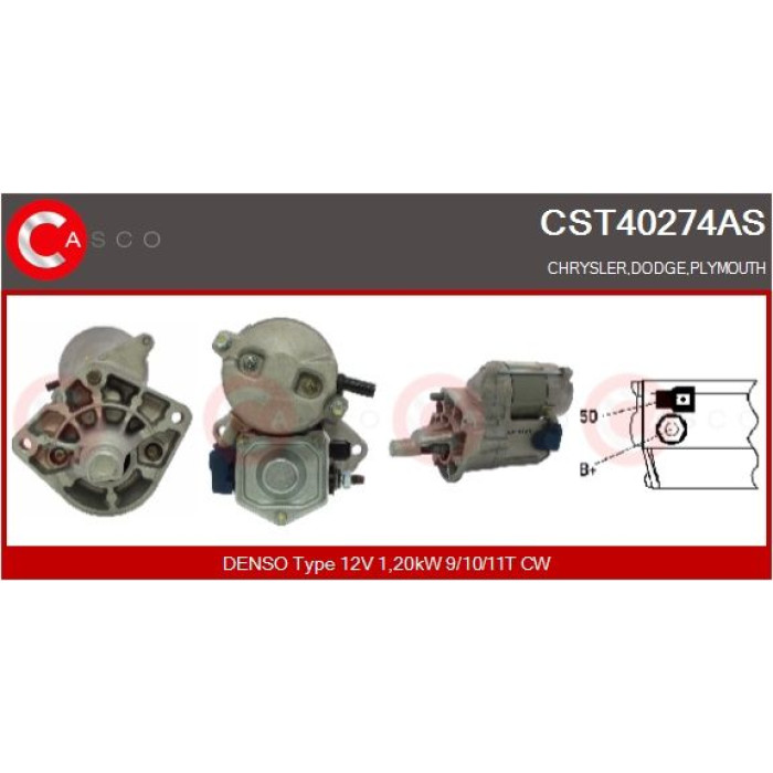 CASCO Anlasser CST40274AS CASCO Anlasser CST40274AS