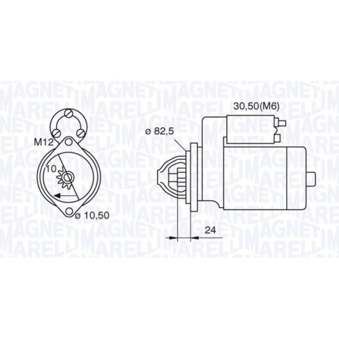 Magneti Marelli Anlasser 063521090680