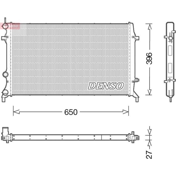 Denso Motorkühler DRM32043 Denso Motorkühler DRM32043