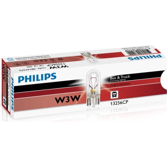13256CP PHILIPS W3W Glühlampe 24 V 3 W W2,1x9,5d - 13256CP - l