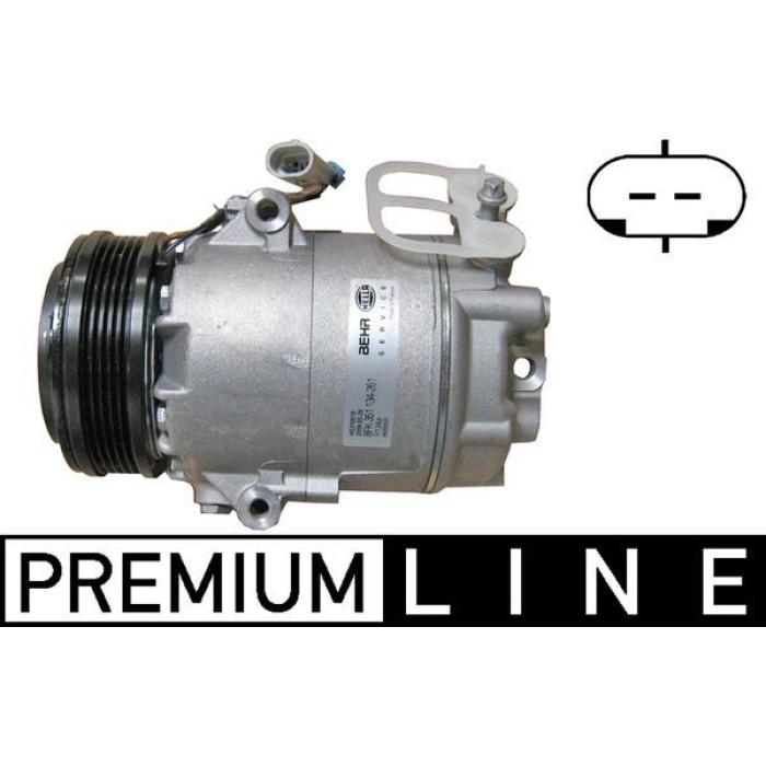 ACP 45 000P MAHLE Klimakompressor 45 000P, 12 V, CVC6, R134a – u. a. für Opel Astra G Caravan (T98), G CC (T98), G Stufenheck (T98) – OE Nummer 09165714 - l ACP 45 000P MAHLE Klimakompressor 45 000P, 12 V, CVC6, R134a – u. a. für Opel Astra G Caravan (T98), G CC (T98), G Stufenheck (T98) – OE Nummer 09165714 - l