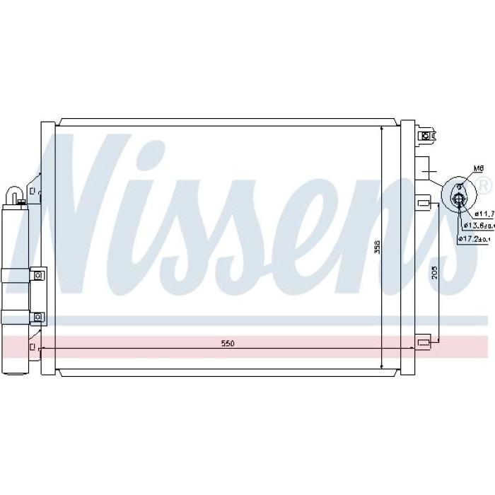Nissens Klimakondensator 940074