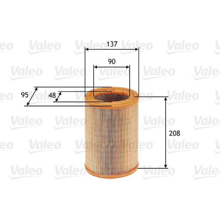 Valeo Luftfilter 585608 Valeo Luftfilter 585608
