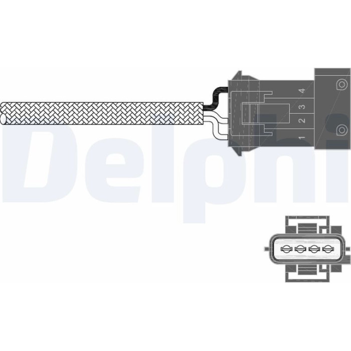 Delphi Lambdasonde ES11009-12B1 Delphi Lambdasonde ES11009-12B1