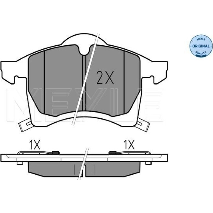 025 230 5719/W MEYLE Bremsbelagsatz Opel Astra/Zafira 98- Mit Sensor 025 230 5719/W MEYLE Bremsbelagsatz Opel Astra/Zafira 98- Mit Sensor