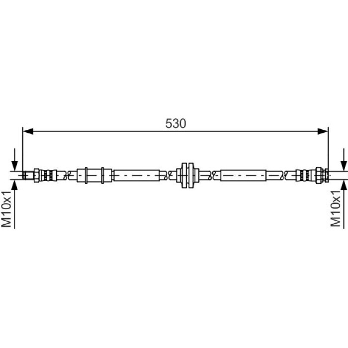 Bosch Bremsschlauch 1987481397