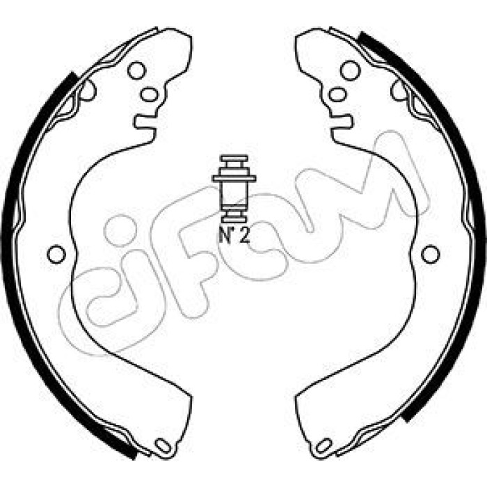 CIFAM Bremsbackensatz 153-261 CIFAM Bremsbackensatz 153-261