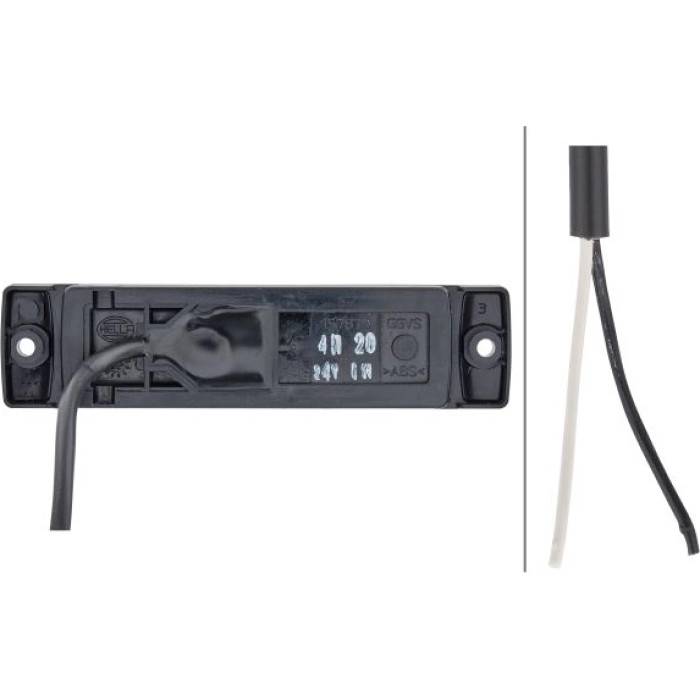Begrenzungsleuchte 24V, 1 LED 2PG 008 645-971 Begrenzungsleuchte 24V, 1 LED 2PG 008 645-971