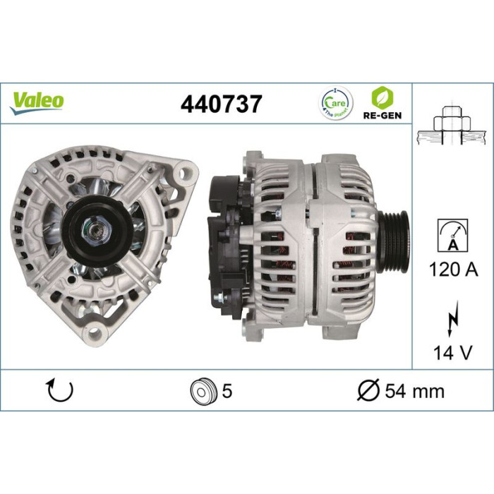 Valeo Lichtmaschine 440737 Valeo Lichtmaschine 440737
