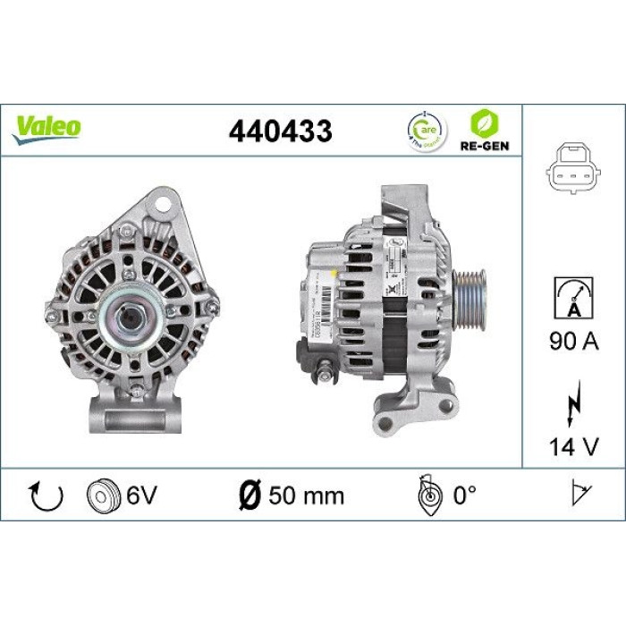 Valeo Lichtmaschine 440433 Valeo Lichtmaschine 440433