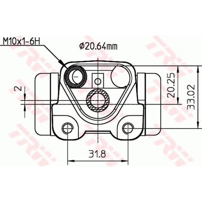 TRW Radbremszylinder BWF291 TRW Radbremszylinder BWF291