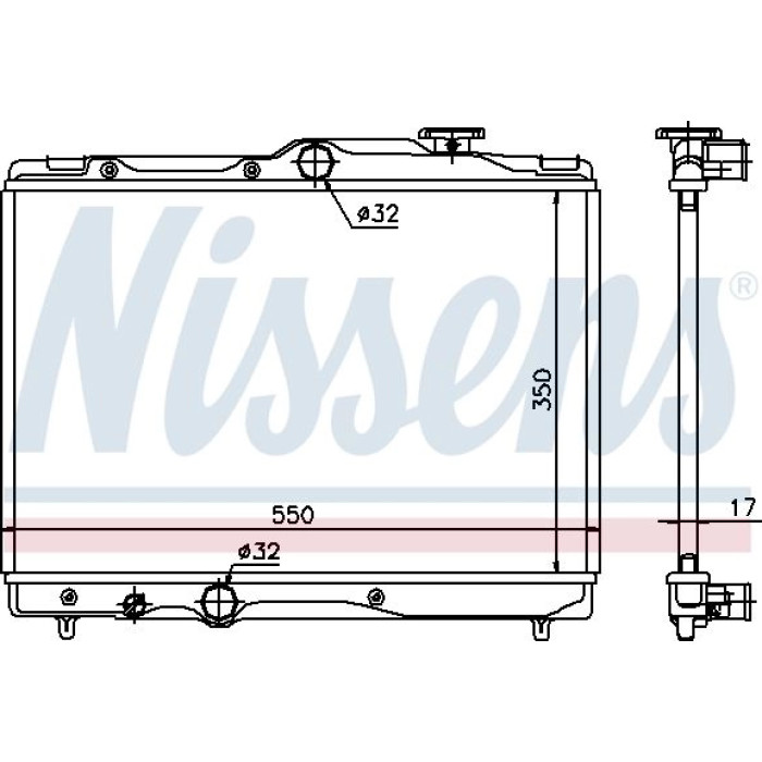 Nissens Wasserkühler PKW 64839 Nissens Wasserkühler PKW 64839