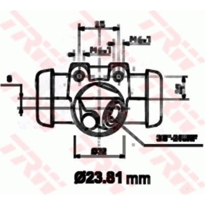 TRW Radbremszylinder BWK117 TRW Radbremszylinder BWK117