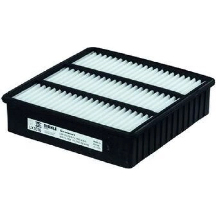 LX 1076 MAHLE Luftfilter LX 1076, Filtereinsatz, 204 x 212 x 50,5 mm – u. a. für Mitsubishi Lancer VII (CS_A, CT_A), Outlander I (CU_W), Colt V (CJ_, CP_) – OE Nummer MR188657 - l LX 1076 MAHLE Luftfilter LX 1076, Filtereinsatz, 204 x 212 x 50,5 mm – u. a. für Mitsubishi Lancer VII (CS_A, CT_A), Outlander I (CU_W), Colt V (CJ_, CP_) – OE Nummer MR188657 - l