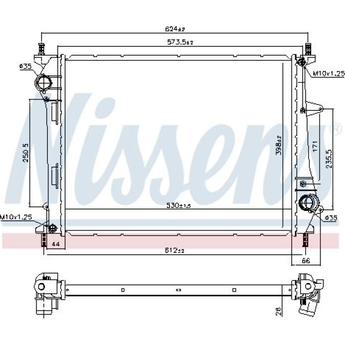Nissens Wasserkühler PKW 617867 Nissens Wasserkühler PKW 617867