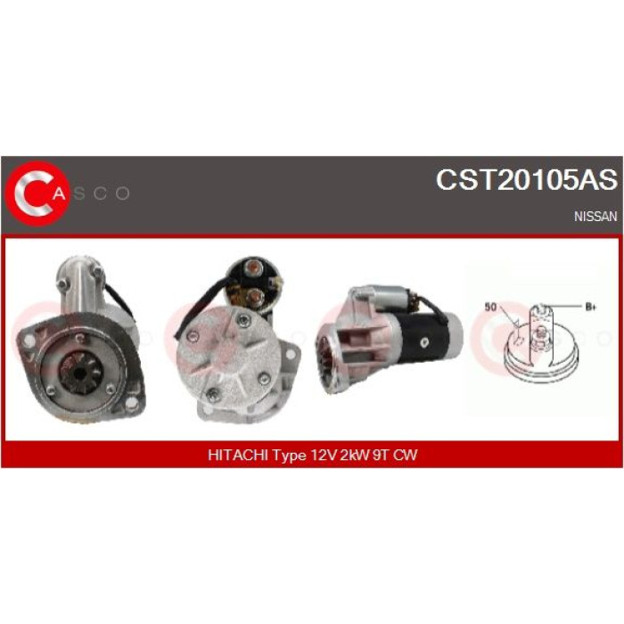 CASCO Anlasser CST20105AS CASCO Anlasser CST20105AS