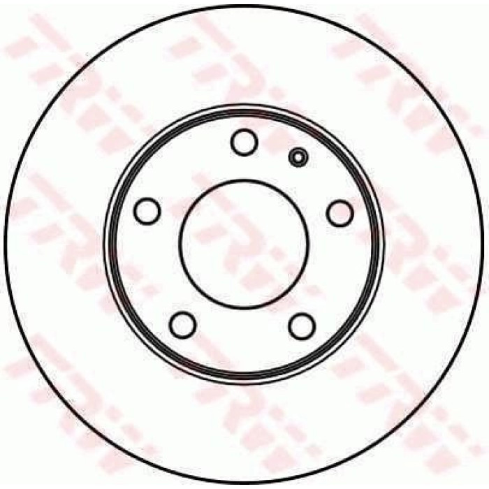 TRW Bremsscheibe DF2551 TRW Bremsscheibe DF2551