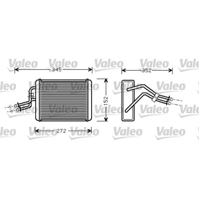 Valeo Wärmetauscher 812364 Valeo Wärmetauscher 812364