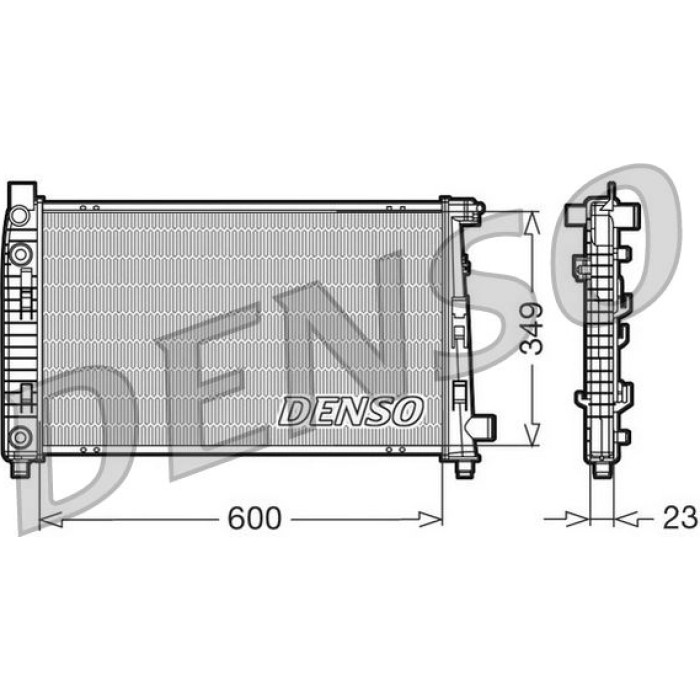 Denso Motorkühler DRM17102 Denso Motorkühler DRM17102