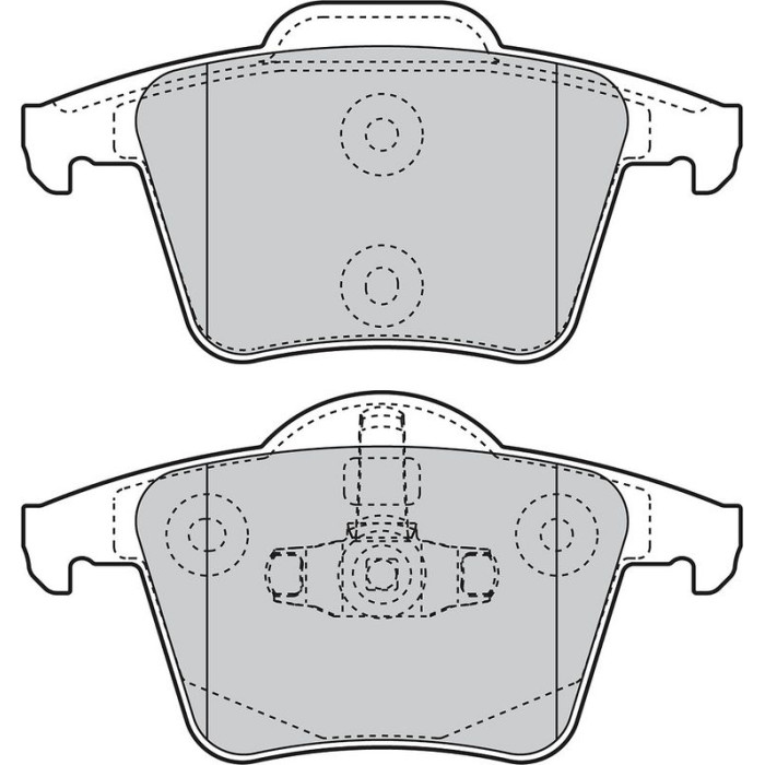 Valeo Bremsbelagsatz 598829 Valeo Bremsbelagsatz 598829