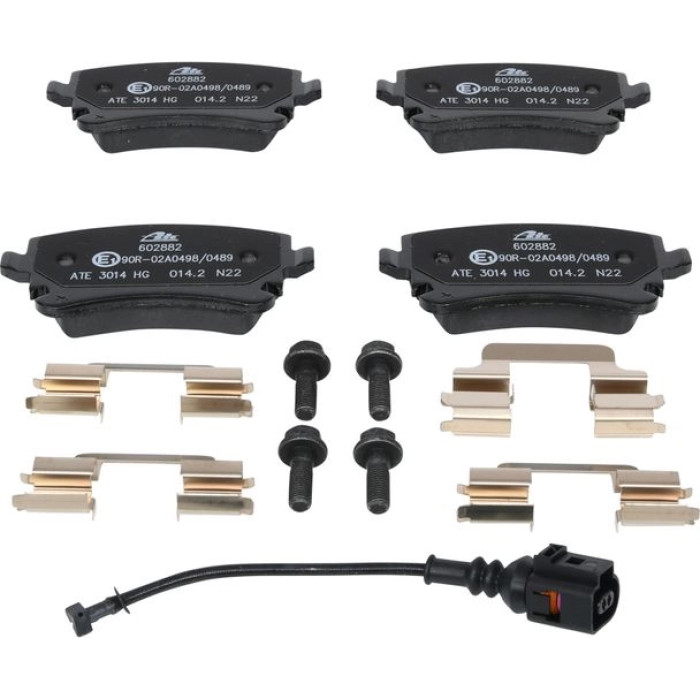 13.0460-2882.2 ATE Bremsbelagsatz VW Hinterachse T5 03- Mit Sensor 13.0460-2882.2 13.0460-2882.2 ATE Bremsbelagsatz VW Hinterachse T5 03- Mit Sensor 13.0460-2882.2