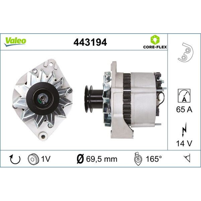 Valeo Lichtmaschine 443194 Valeo Lichtmaschine 443194