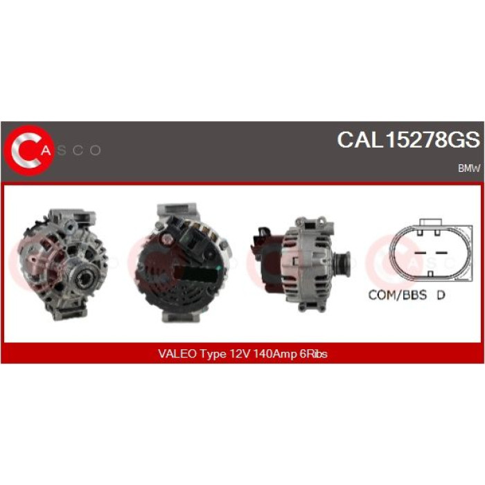 CASCO Generator CAL15278GS CASCO Generator CAL15278GS