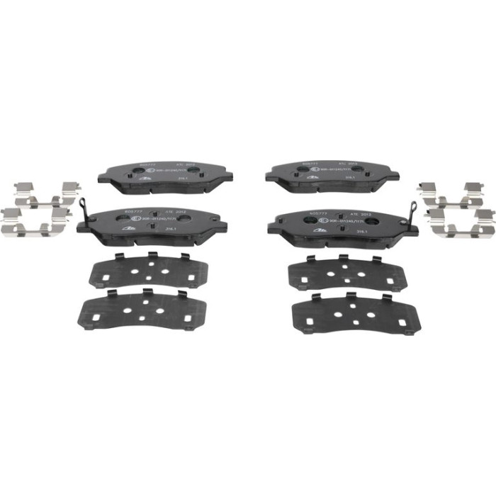ATE Bremsbelagsatz Hyundai Vorderachse Santa Fe 06-15 13.0460-5777.2 ATE Bremsbelagsatz Hyundai Vorderachse Santa Fe 06-15 13.0460-5777.2