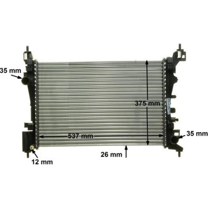 MAHLE Kühler, Motorkühlung CR 1182 000P MAHLE Kühler, Motorkühlung CR 1182 000P