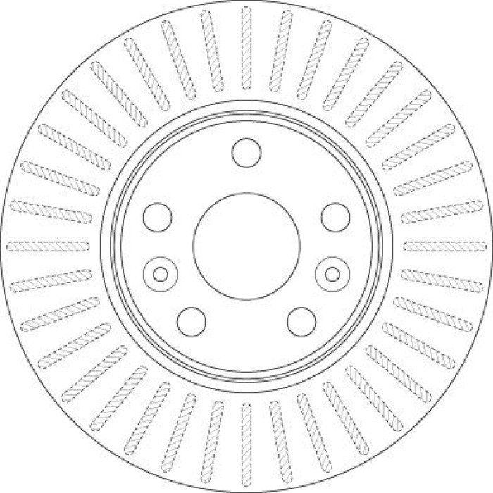 TRW Bremsscheibe Vorderachse DF6448