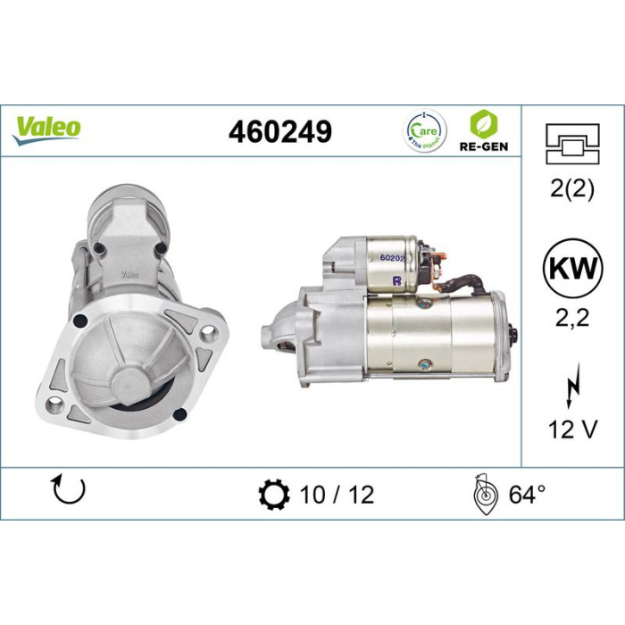 Valeo Anlasser 460249 Valeo Anlasser 460249