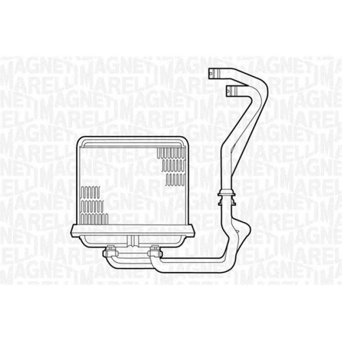 Magneti Marelli Heizungswärmetauscher 350218225000 Magneti Marelli Heizungswärmetauscher 350218225000